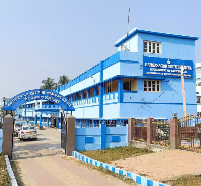 Youth Hostel Gangasagar, Yuva Awas Gangasagar, Gangasagar Youth Hostel accommodation, Youth Hostel near Kapilmuni Ashram, Gangasagar Youth Hostel room, Gangasagar Youth Hostel cottage, Gangasagar Youth Hostel dormitory, budget accommodation Gangasagar, Youth Hostel Gangasagar booking, Gangasagar Eco Tourism accommodation assistance