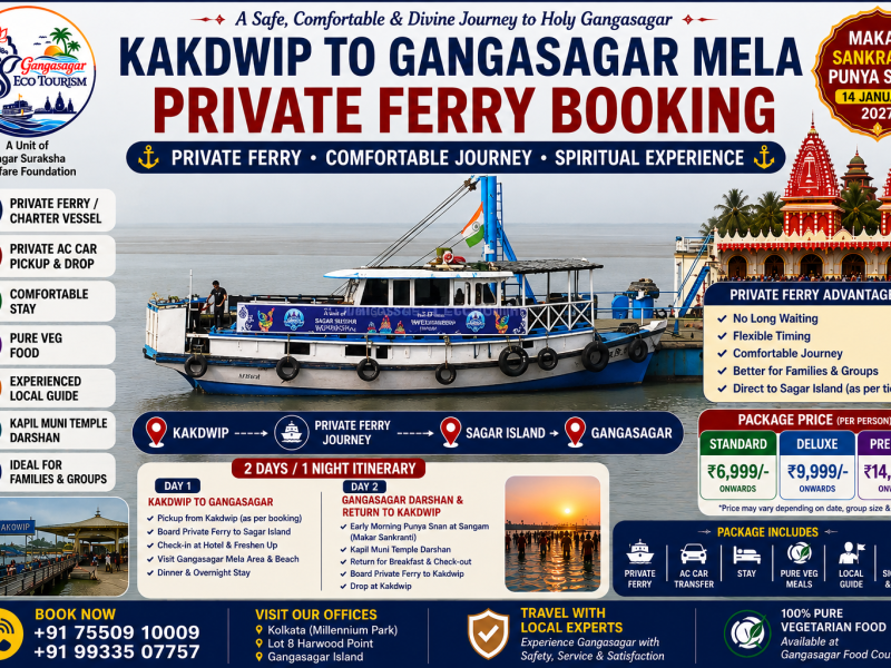Kakdwip to Gangasagar Mela Private Ferry Booking, Kakdwip Gangasagar Private Ferry, Gangasagar Mela Ferry, Private Charter Ferry Gangasagar, Gangasagar Mela 2027, Kakdwip to Gangasagar Mela Private Ferry, Gangasagar Private Ferry Booking, Kakdwip Gangasagar Ferry, Gangasagar Mela 2 Days, Gangasagar Mela 2027