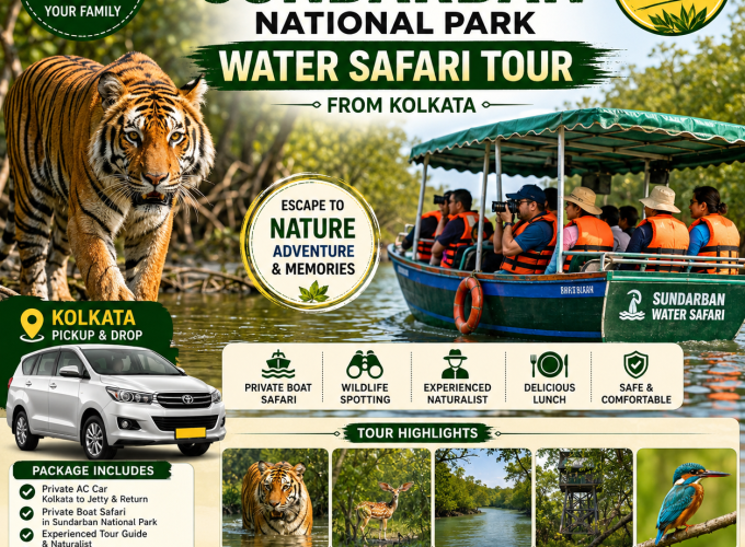 One Day Sundarban National Park Water Safari Tour from Kolkata via Godkhali